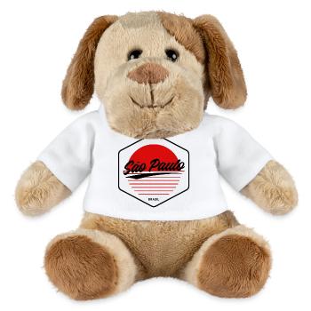 São Paulo Sunset Heart - MiniFeet® Dog Helge - white - Front