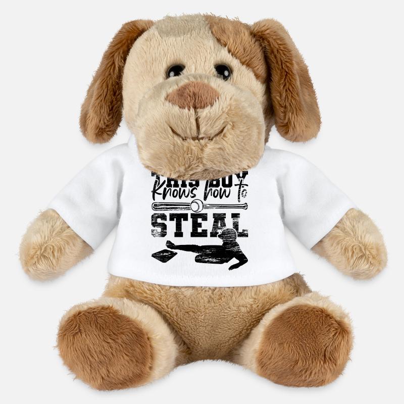 Baseball Junge - MiniFeet® Hund Helge - Weiß