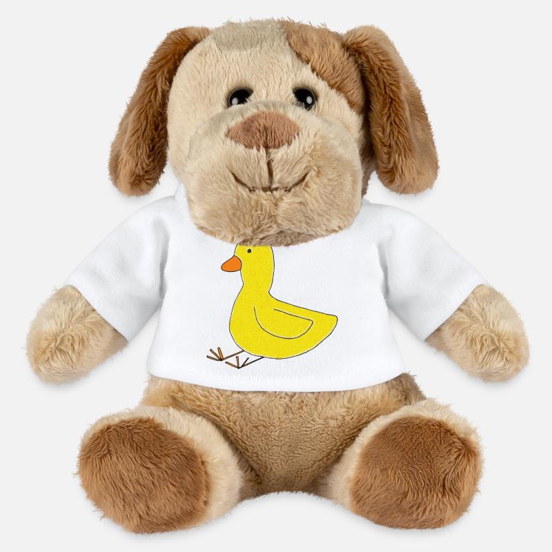 ente impressionismus - MiniFeet® Hund Helge - Weiß