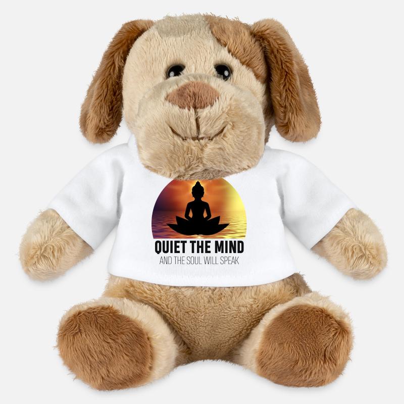 Den Geist beruhigen und die Seele wird sprechen - MiniFeet® Hund Helge - Weiß