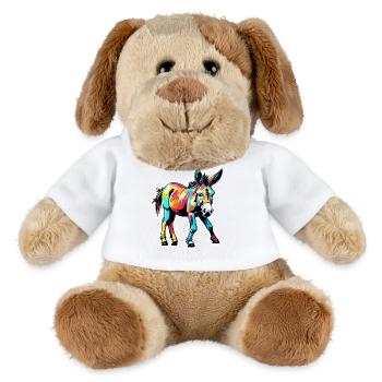 Âne / Animal / Animal gris / Crinière / iah / Lasstier - Chien en peluche Helge MiniFeet® - blanc - Devant