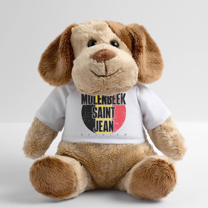 Bold Block Typography with Red Circle MiniFeet® Dog Helge