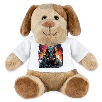 Apocalypse / Doomsday / Destruction / Anarchy - MiniFeet® Dog Helge - white - Front