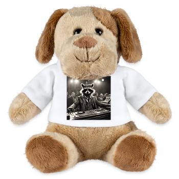 Raccoon / Animal / Photo / Wild / Funny / Robber - MiniFeet® Dog Helge - white - Front