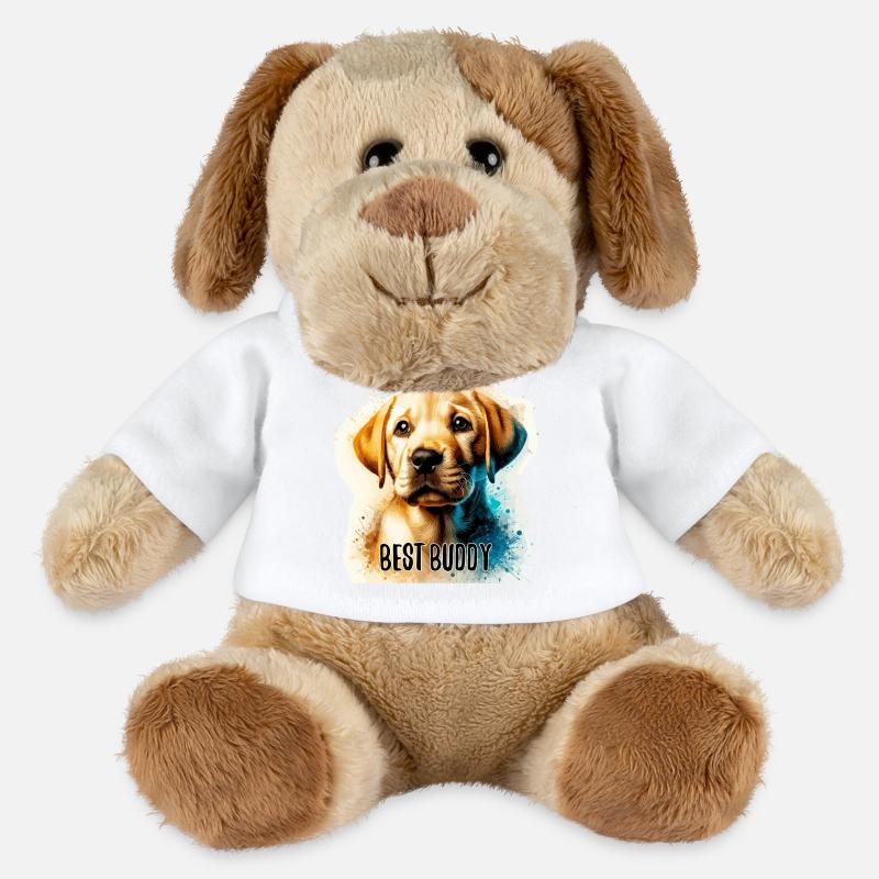 Labrador Retriever Welpe süß Bester Kumpel - MiniFeet® Hund Helge - Weiß