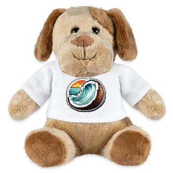 Coconut / Drink / Exotic / Tropical / Palm - MiniFeet® Dog Helge - white - Front