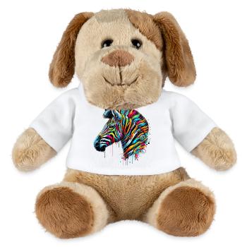 Zebra - MiniFeet® Hund Helge - Weiß - Vorne