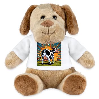 Kuh von hinten - MiniFeet® Hund Helge - Weiß - Vorne