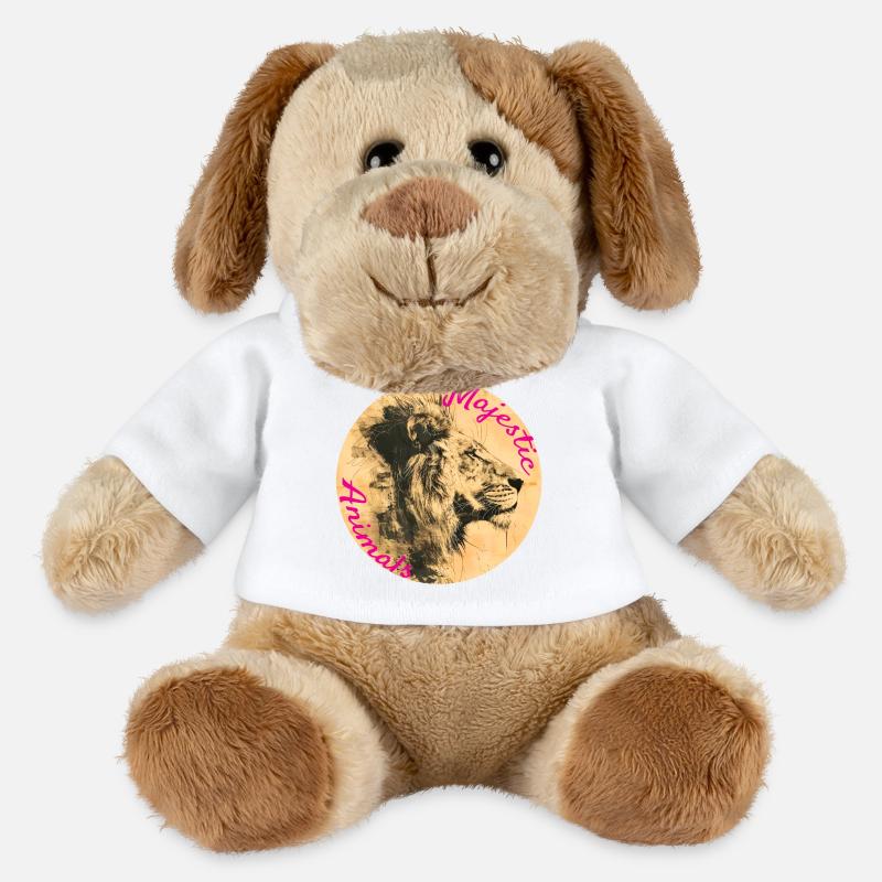 Majestic Animals: Königlicher Löwe - MiniFeet® Hund Helge - Weiß