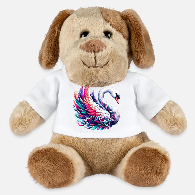 Schwan - MiniFeet® Hund Helge - Weiß