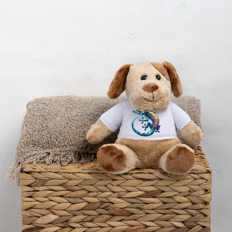 Gecko polygonal Chien en peluche Helge MiniFeet®