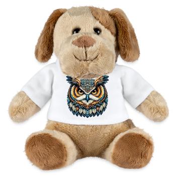 Eule - MiniFeet® Hund Helge - Weiß - Vorne