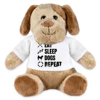 Eat Sleep Dogs Repeat - MiniFeet® Dog Helge - white - Front