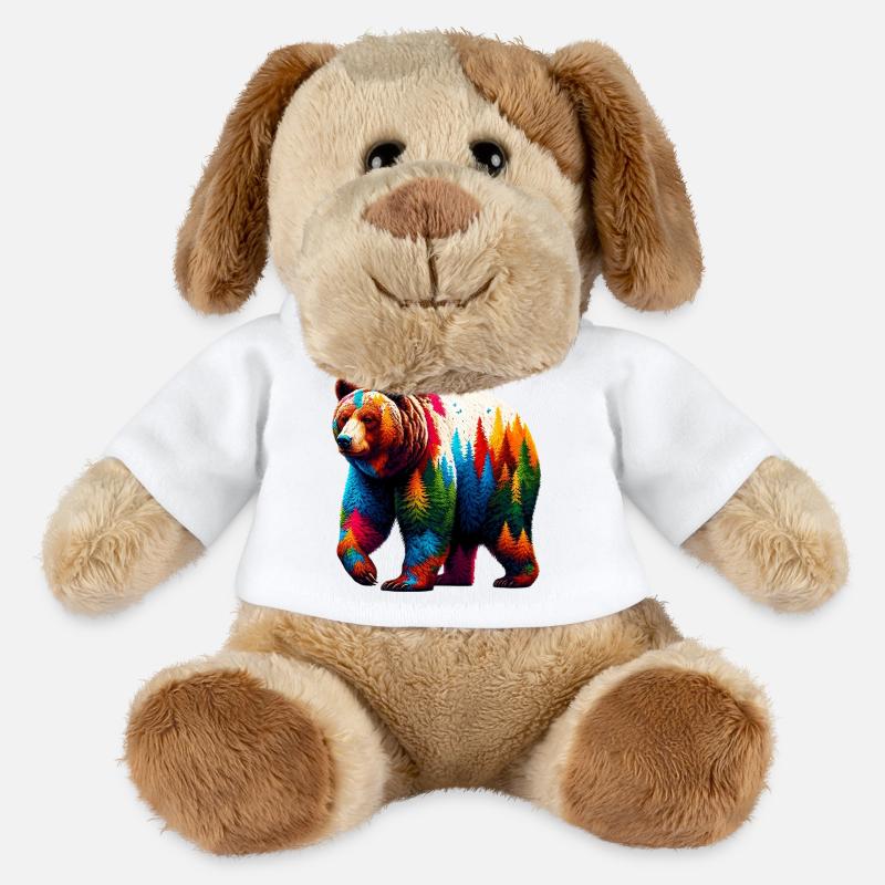 Ours - Chien en peluche Helge MiniFeet® - blanc