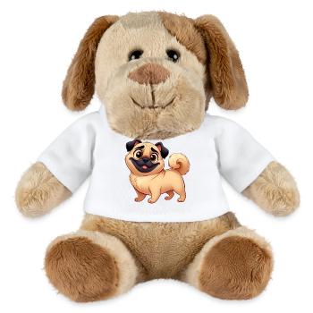 Mops 6 - MiniFeet® Hund Helge - Weiß - Vorne