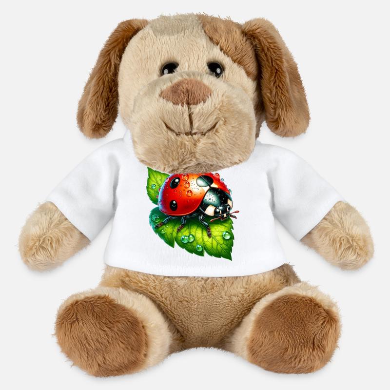 Marienkäfer - MiniFeet® Hund Helge - Weiß