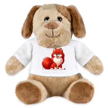 Spitz 2 - MiniFeet® Hund Helge - Weiß - Vorne