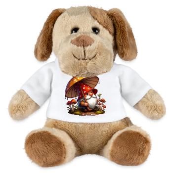 Gnome - Chien en peluche Helge MiniFeet® - blanc - Devant