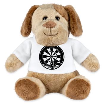 Dart Drawing - MiniFeet® Dog Helge - white - Front