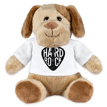 Hard Rock Gitarren-Plektrum - MiniFeet® Hund Helge - Weiß - Vorne