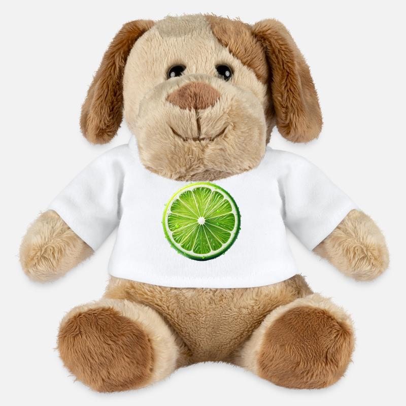 Limette - MiniFeet® Hund Helge - Weiß