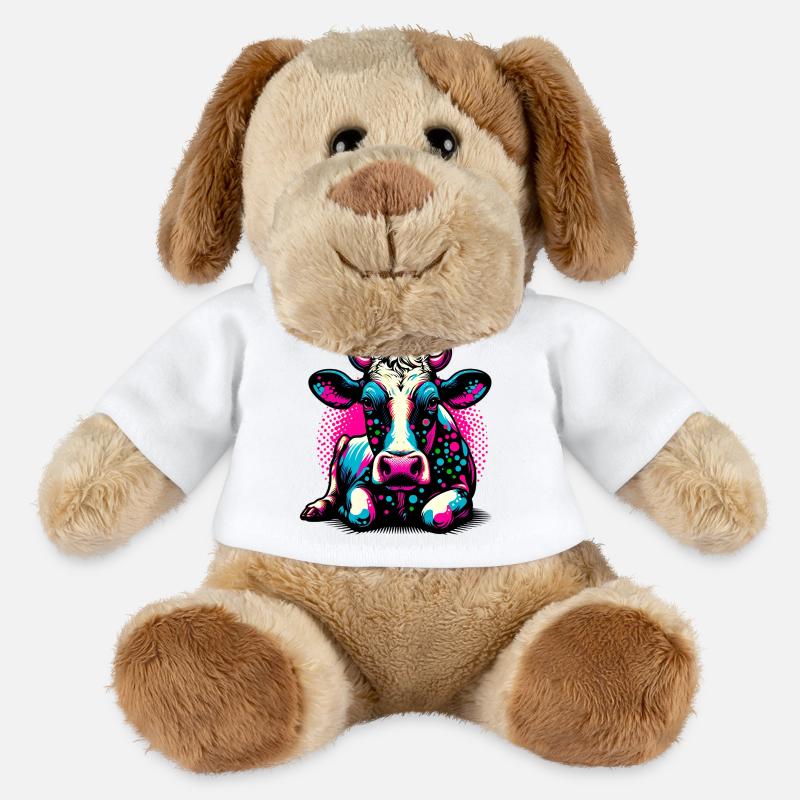 Kuh - MiniFeet® Hund Helge - Weiß