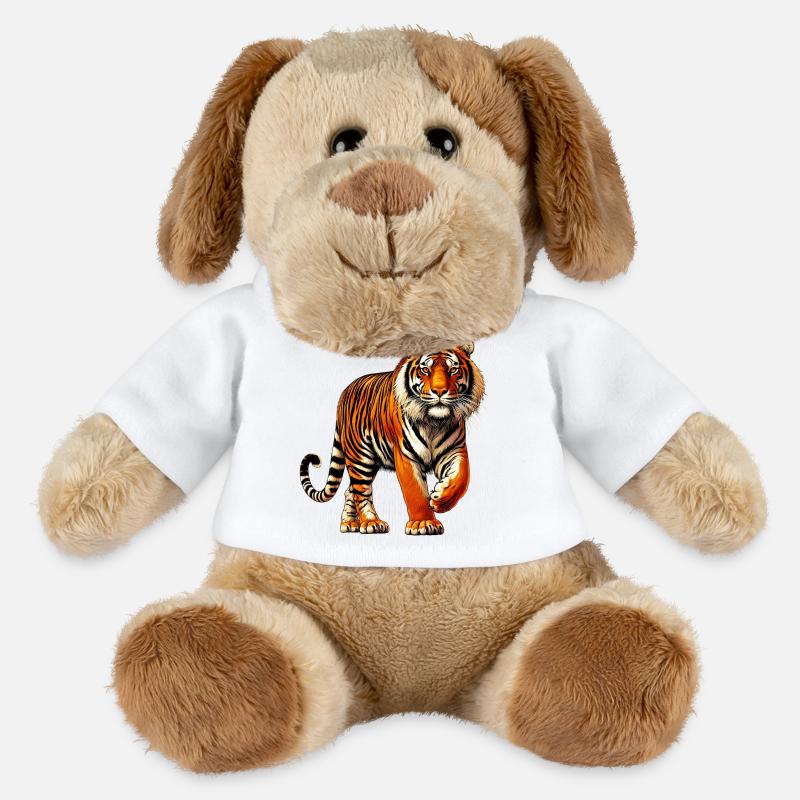 Tiger - MiniFeet® Hund Helge - Weiß
