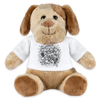 Génération des joueurs - Chien en peluche Helge MiniFeet® - blanc - Devant