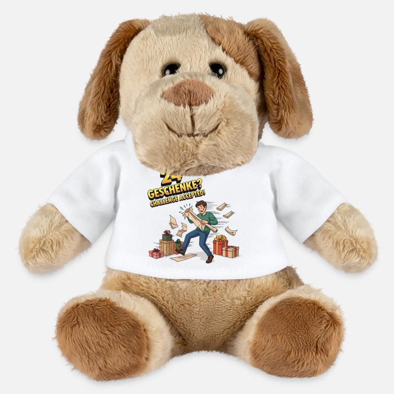 24 Geschenke? Challenge Accepted ! - MiniFeet® Hund Helge - Weiß