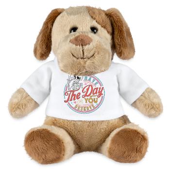 Skull with motivational message - MiniFeet® Dog Helge - white - Front