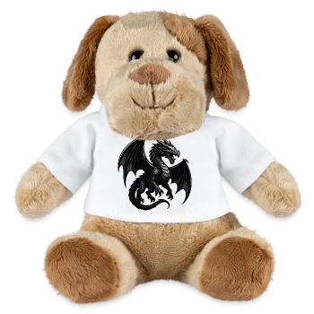 Dragon in Painting Flight - MiniFeet® Dog Helge - white - Front