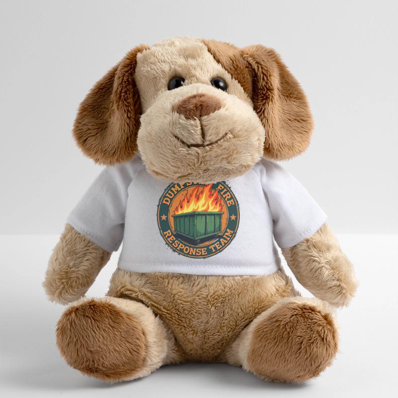 dumpster fire - response team Chien en peluche Helge MiniFeet®