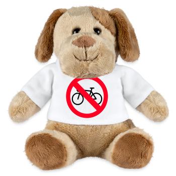 Pas de vélo - Chien en peluche Helge MiniFeet® - blanc - Devant