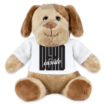 Dead Inside fettes Logo - MiniFeet® Hund Helge - Weiß - Vorne