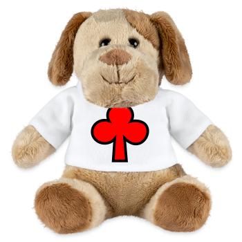 Kreuz_rot - MiniFeet® Dog Helge - white - Front