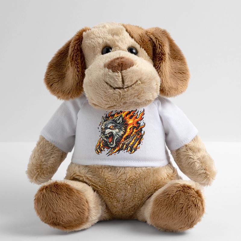 Wolf In Flame Eruption MiniFeet® Dog Helge