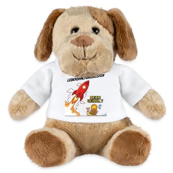 Lebenshaltungskosten_Rakete - MiniFeet® Hund Helge - Weiß - Vorne