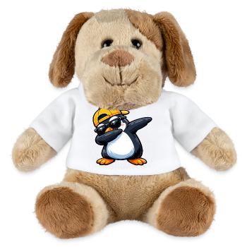 Taponage du Pingouin - Chien en peluche Helge MiniFeet® - blanc - Devant
