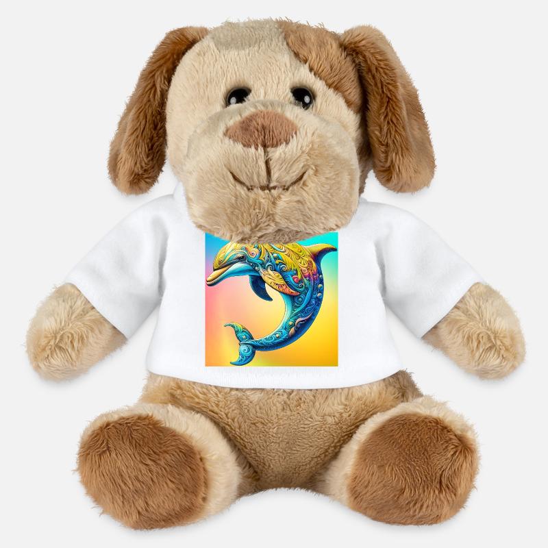 Delfin - MiniFeet® Hund Helge - Weiß