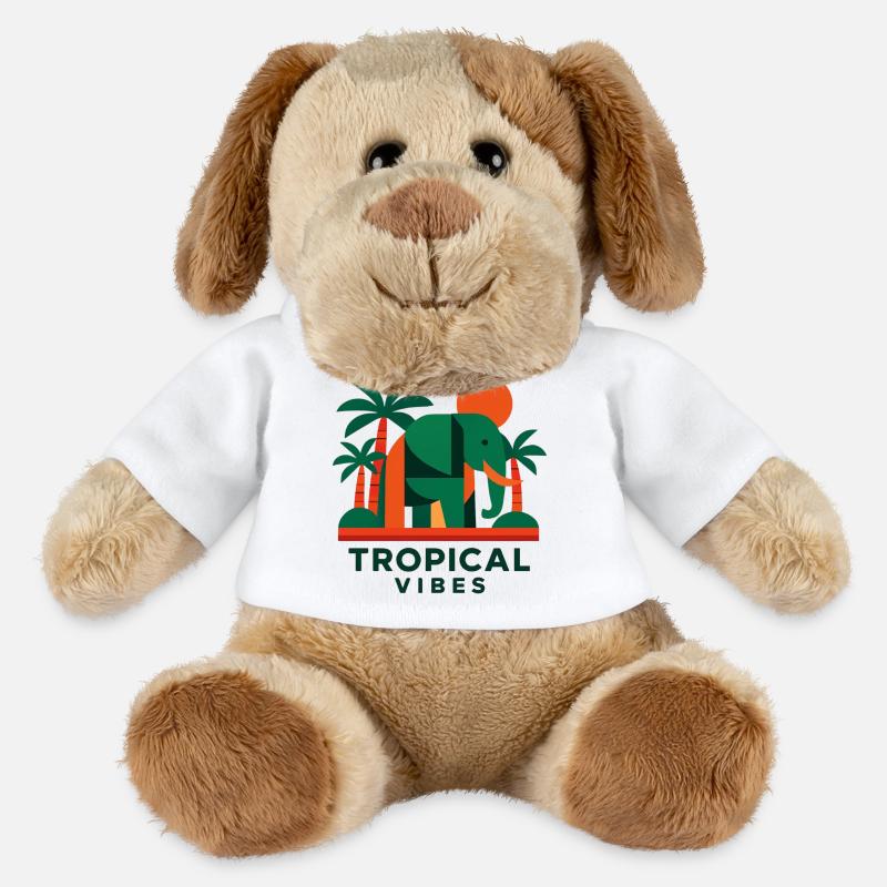 Tropical Elephant - MiniFeet® Dog Helge - white