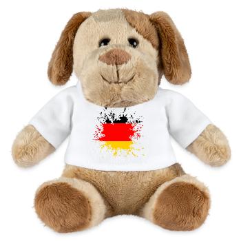 Deutschland Germany - MiniFeet® Hund Helge - Weiß - Vorne
