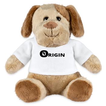 ORIGINE AFRIQUE - Chien en peluche Helge MiniFeet® - blanc - Devant