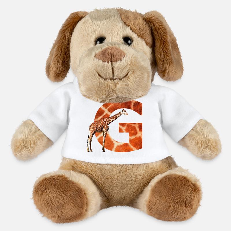 giraffe g - MiniFeet® Hund Helge - Weiß