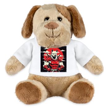 Samurai Dog Guardian - MiniFeet® Dog Helge - white - Front
