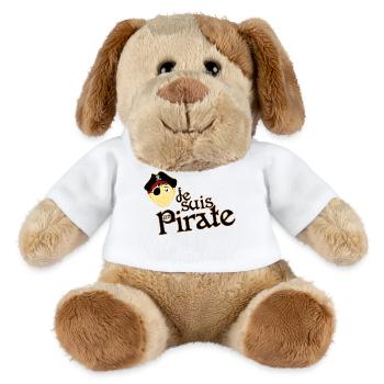 Je suis un pirate - MiniFeet® Hund Helge - Weiß - Vorne