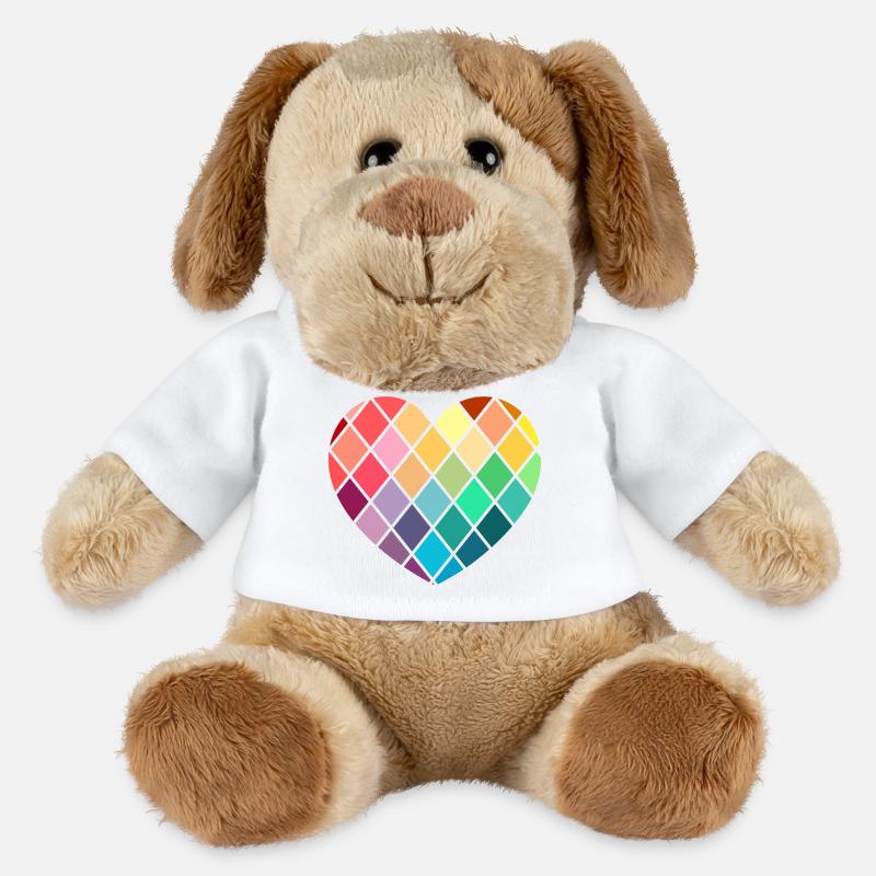 LOVE - as precious as diamonds - MiniFeet® Dog Helge - white