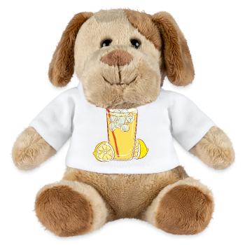 juice juice cocktails lemonade drinks lemonade41 - MiniFeet® Dog Helge - white - Front
