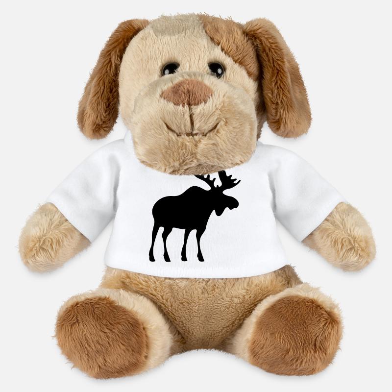 moose - MiniFeet® Dog Helge - white