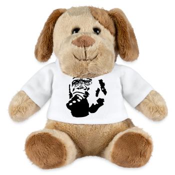 singe - Chien en peluche Helge MiniFeet® - blanc - Devant