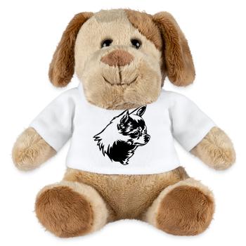 Tête de Chihuhahua - Chien en peluche Helge MiniFeet® - blanc - Devant